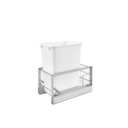 Rev-A-Shelf Aluminum, Silver, 10.76 in W, 19.02 in H, 18 in D, 18 in L, Silver 5349-15DM18-1